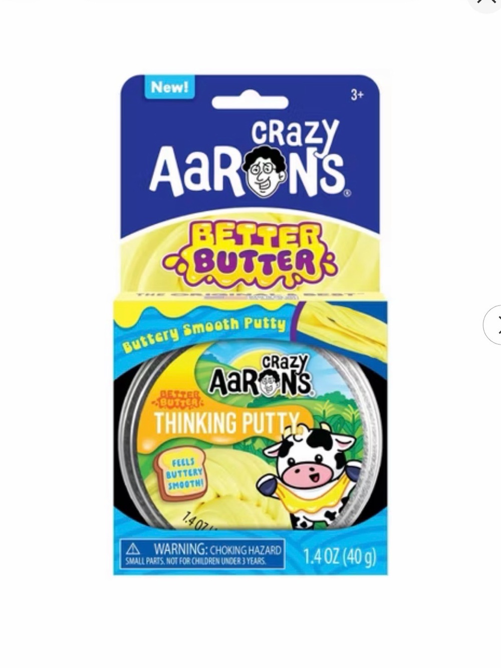 Crazy Aaron's Better Butter Thinking Putty 3.5” Tin BRAND NEW